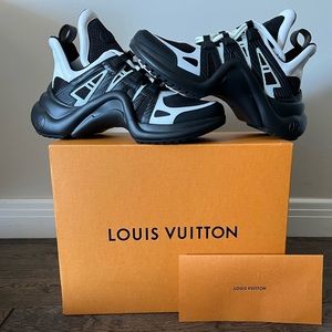 Louis Vuitton sneakers size 42 (womens US 12). Brand new. Never worn.